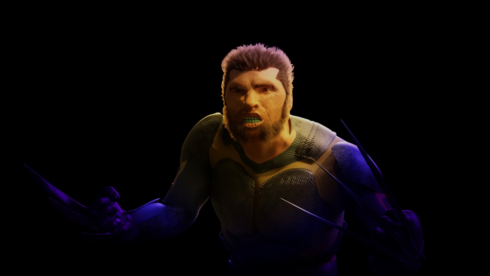 wolverine 3D sculpt